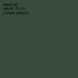 #384C3D - Lunar Green Color Image