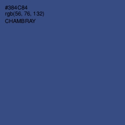 #384C84 - Chambray Color Image