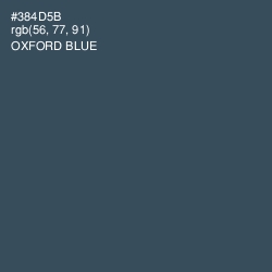 #384D5B - Oxford Blue Color Image