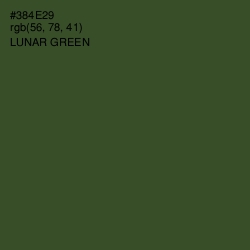 #384E29 - Lunar Green Color Image