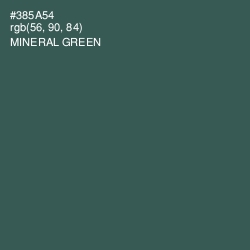 #385A54 - Mineral Green Color Image