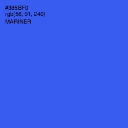 #385BF0 - Mariner Color Image