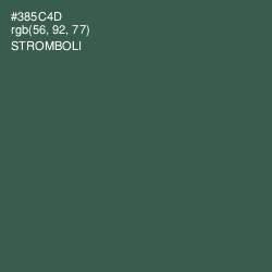 #385C4D - Stromboli Color Image