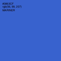 #3863CF - Mariner Color Image