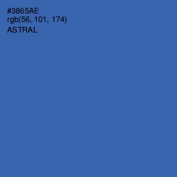 #3865AE - Astral Color Image