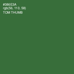 #386E3A - Tom Thumb Color Image