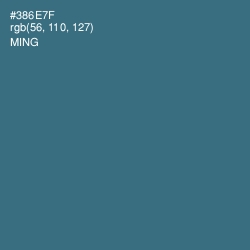 #386E7F - Ming Color Image