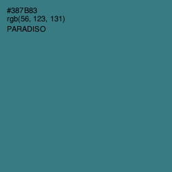 #387B83 - Paradiso Color Image