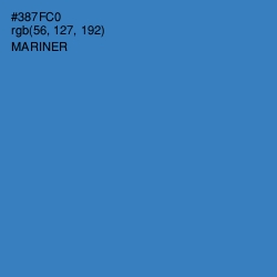 #387FC0 - Mariner Color Image