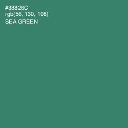 #38826C - Sea Green Color Image