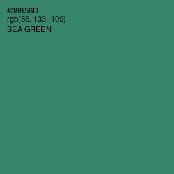 #38856D - Sea Green Color Image