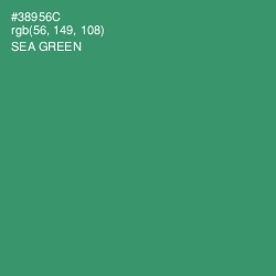 #38956C - Sea Green Color Image