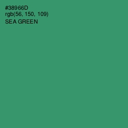 #38966D - Sea Green Color Image