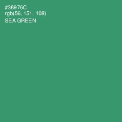 #38976C - Sea Green Color Image