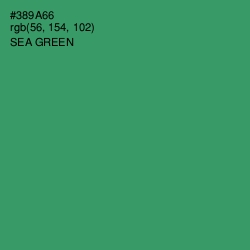 #389A66 - Sea Green Color Image