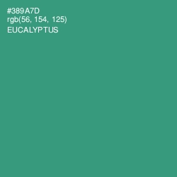 #389A7D - Eucalyptus Color Image