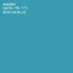 #389BB1 - Boston Blue Color Image
