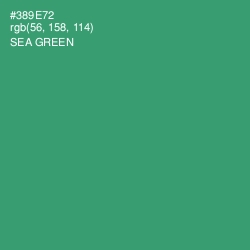 #389E72 - Sea Green Color Image