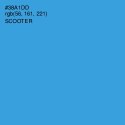 #38A1DD - Scooter Color Image