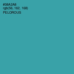 #38A2A8 - Pelorous Color Image