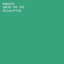 #38A37D - Eucalyptus Color Image