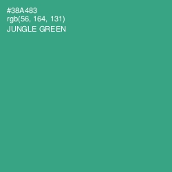 #38A483 - Jungle Green Color Image