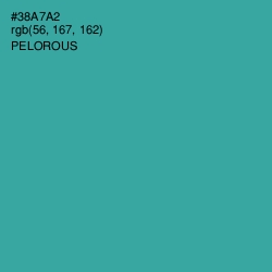 #38A7A2 - Pelorous Color Image