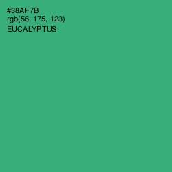 #38AF7B - Eucalyptus Color Image