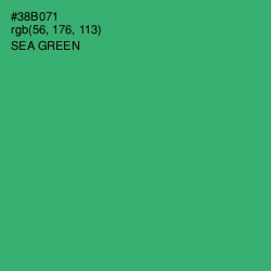 #38B071 - Sea Green Color Image