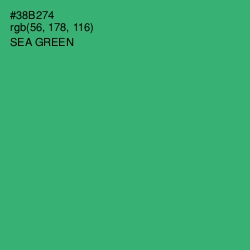 #38B274 - Sea Green Color Image