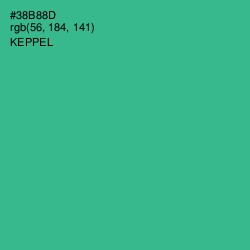 #38B88D - Keppel Color Image