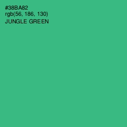 #38BA82 - Jungle Green Color Image
