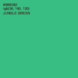 #38BE82 - Jungle Green Color Image