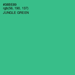 #38BE89 - Jungle Green Color Image