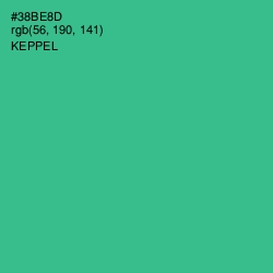 #38BE8D - Keppel Color Image