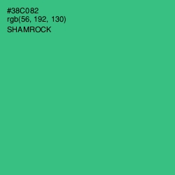 #38C082 - Shamrock Color Image