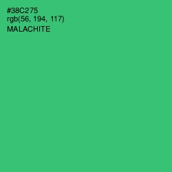 #38C275 - Malachite Color Image