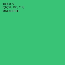 #38C377 - Malachite Color Image