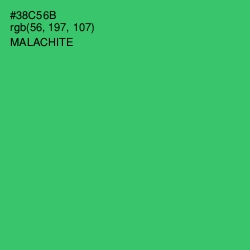 #38C56B - Malachite Color Image
