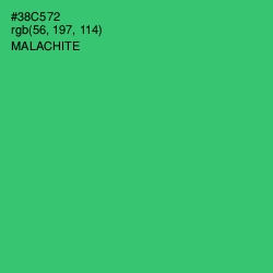 #38C572 - Malachite Color Image