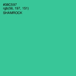 #38C597 - Shamrock Color Image