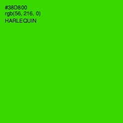 #38D800 - Harlequin Color Image