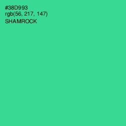 #38D993 - Shamrock Color Image
