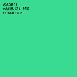 #38DB91 - Shamrock Color Image