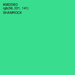 #38DD8D - Shamrock Color Image