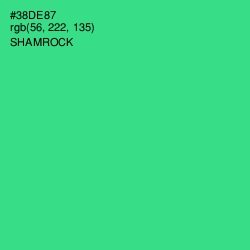 #38DE87 - Shamrock Color Image