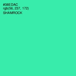 #38EDAC - Shamrock Color Image