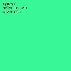 #38F797 - Shamrock Color Image