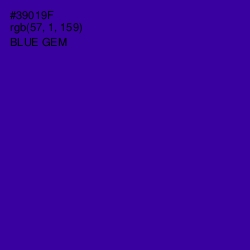 #39019F - Blue Gem Color Image