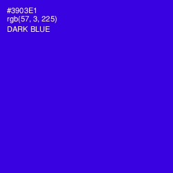 #3903E1 - Dark Blue Color Image